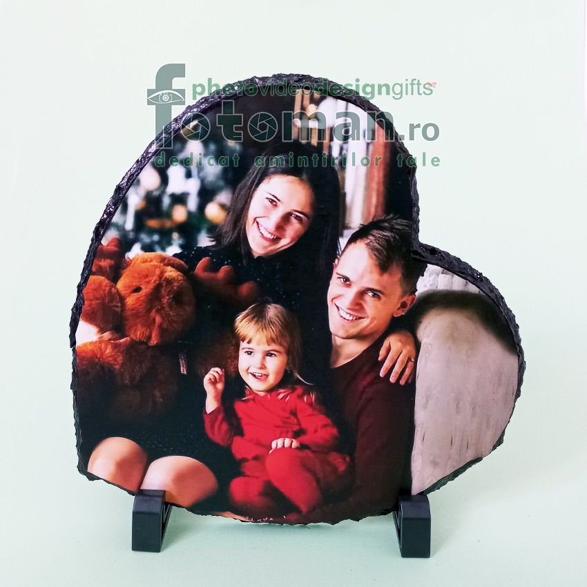 Piatra personalizata-inima