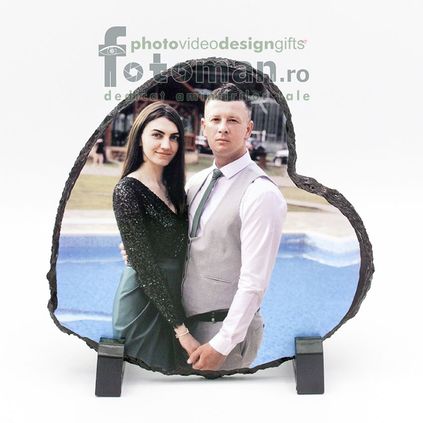Piatra personalizata-inima