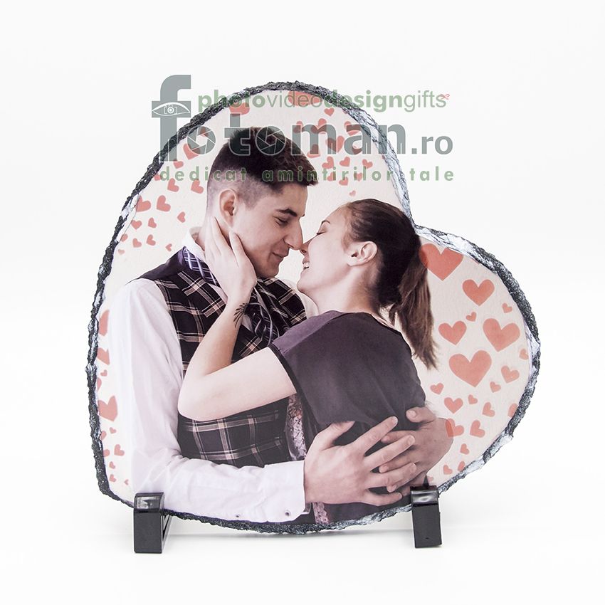 Piatra personalizata-inima