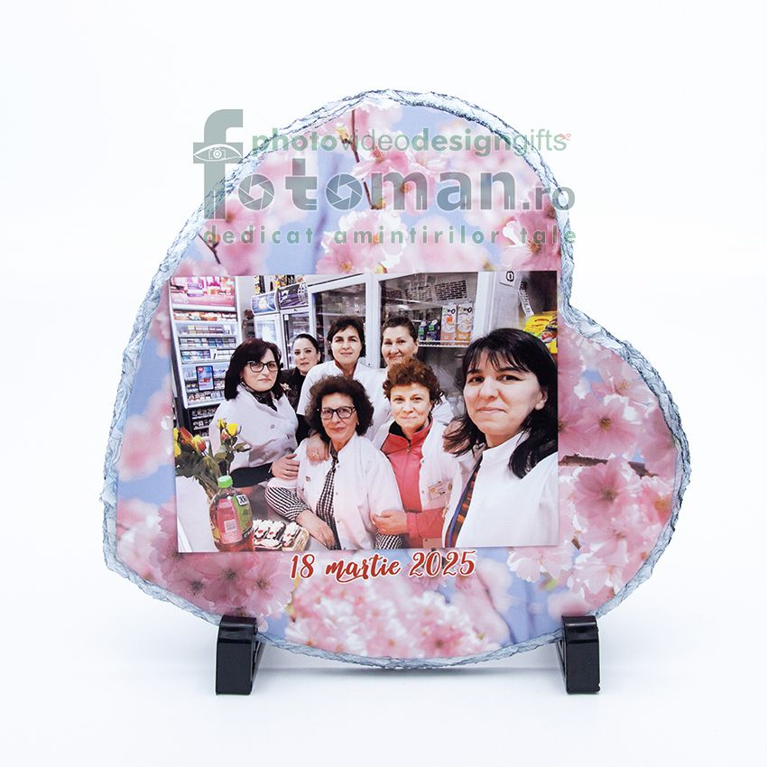 Piatra personalizata-inima