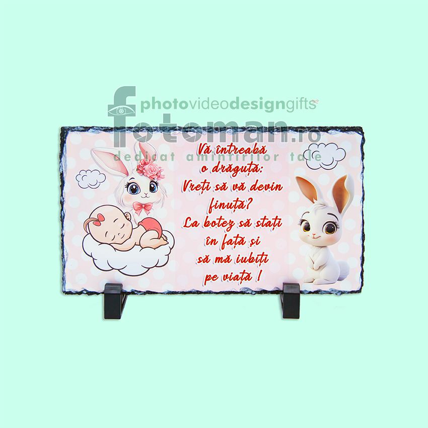 Piatra personalizata-orizontala