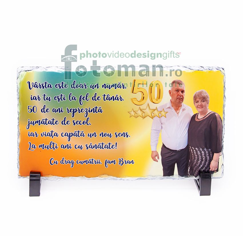 Piatra personalizata-orizontala