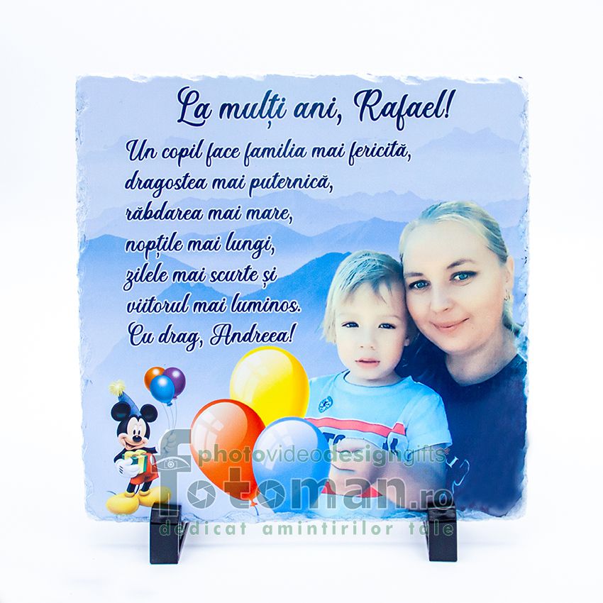Piatra personalizata-patrat