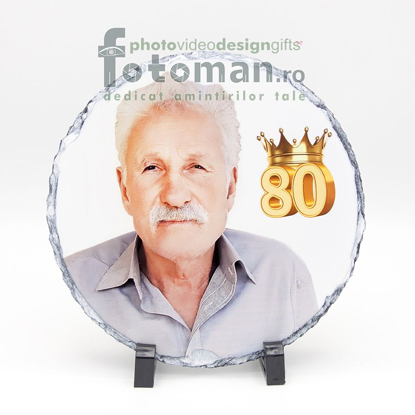 Piatra personalizata-rotunda