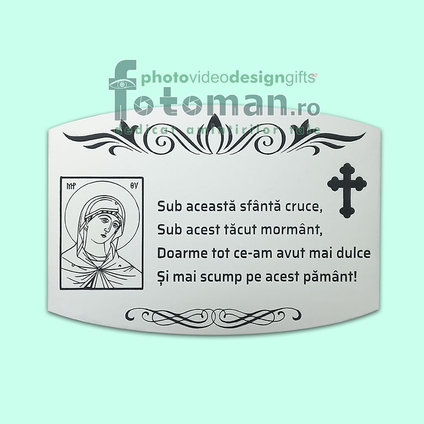 Placuta funerara 