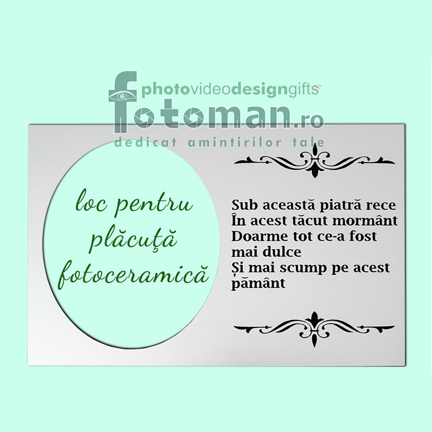 Placuta funerara 