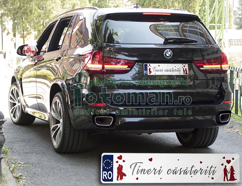 Placute auto nunta