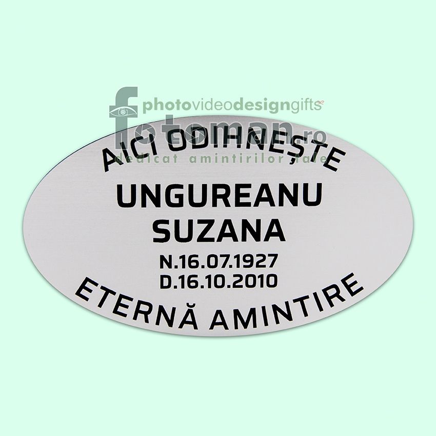 Placute gravate funerare