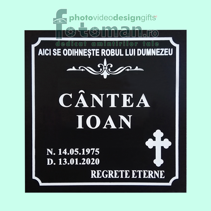 Placute gravate funerare