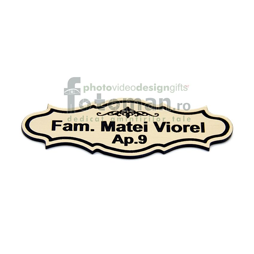 Placute personalizate gravate-decupate