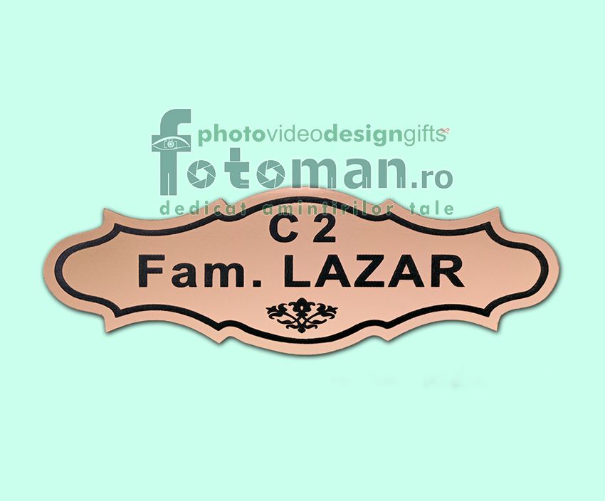 Placute personalizate gravate-decupate