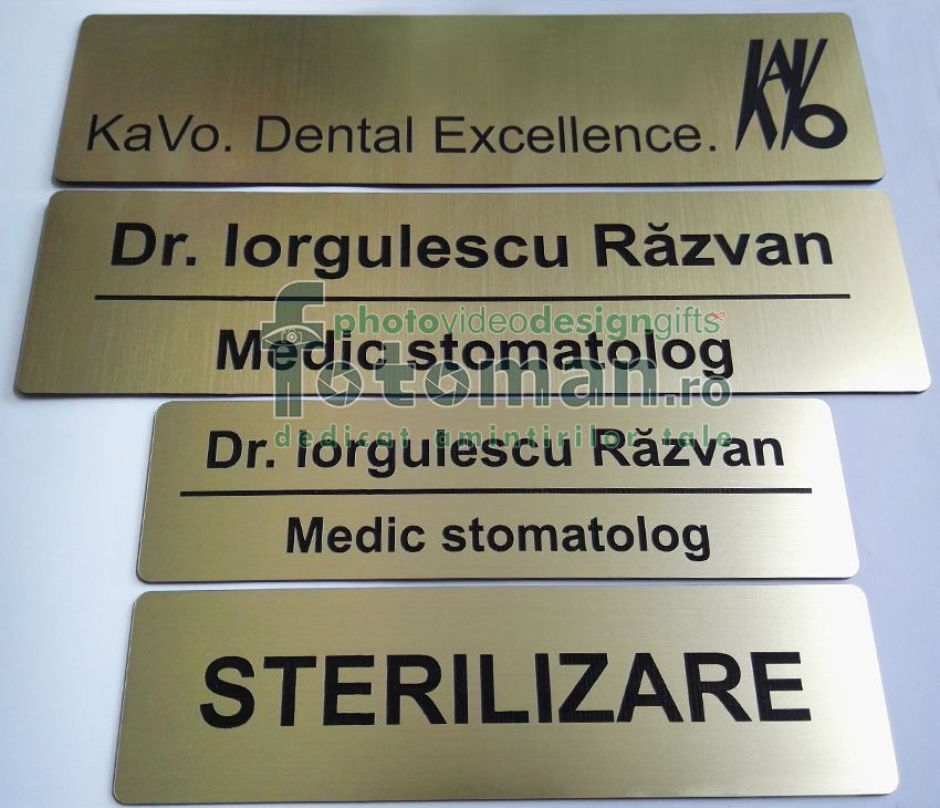 Placute personalizate gravate-dreptunghi