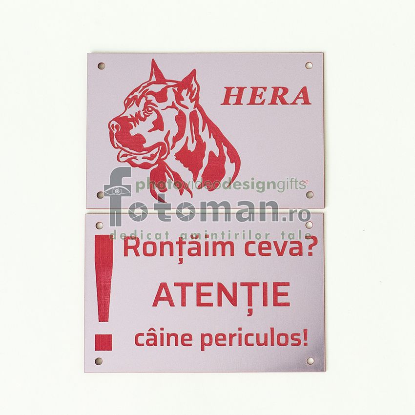 Placute personalizate gravate-dreptunghi