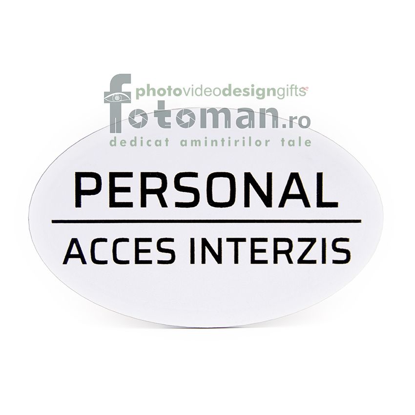 Placute personalizate gravate-ovale
