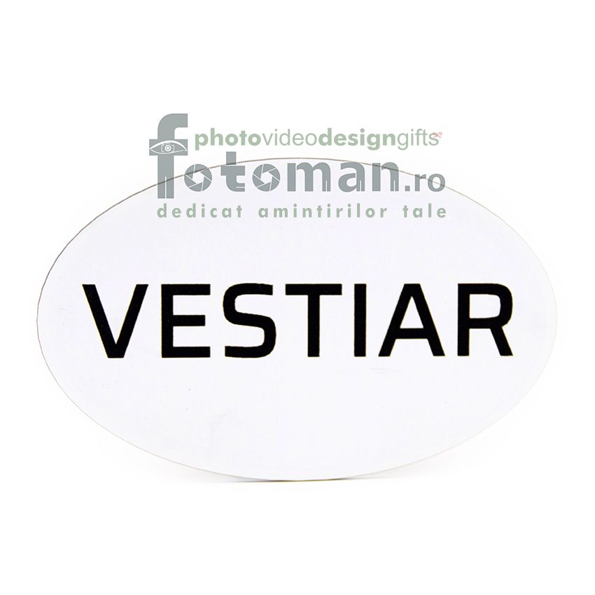 Placute personalizate gravate-ovale