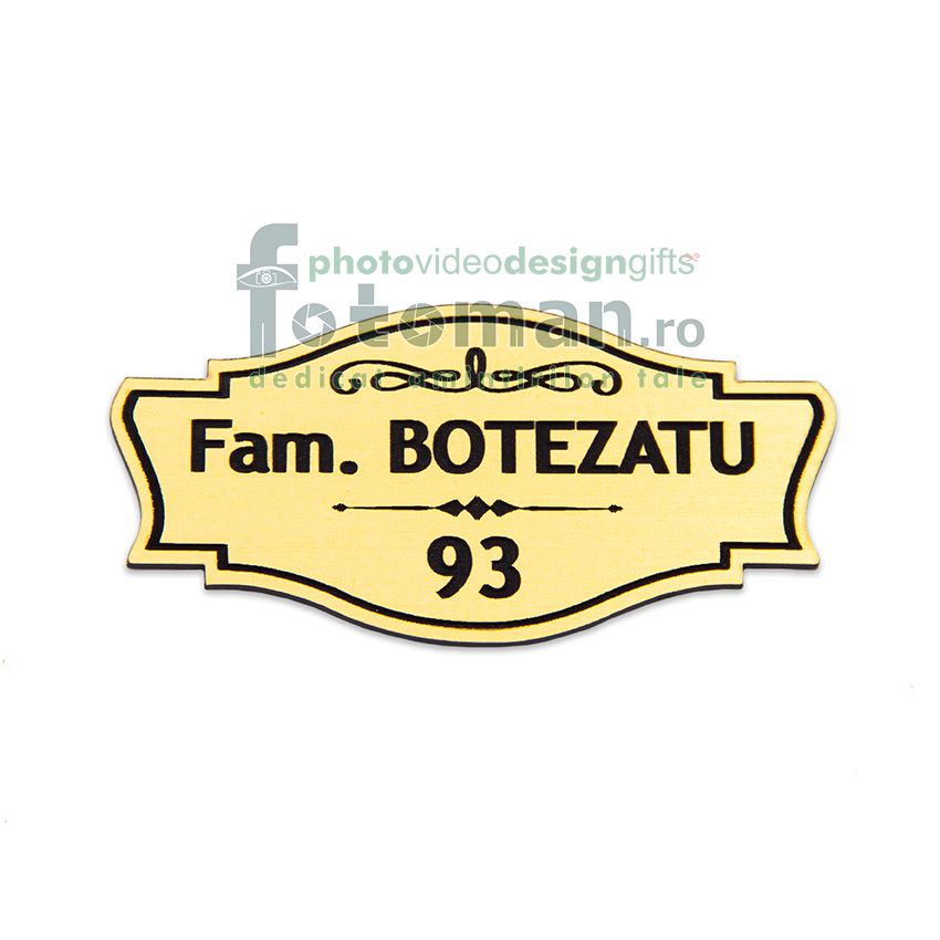 Plăcuţă ușă 