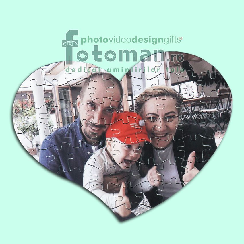 Puzzle magnetic inima