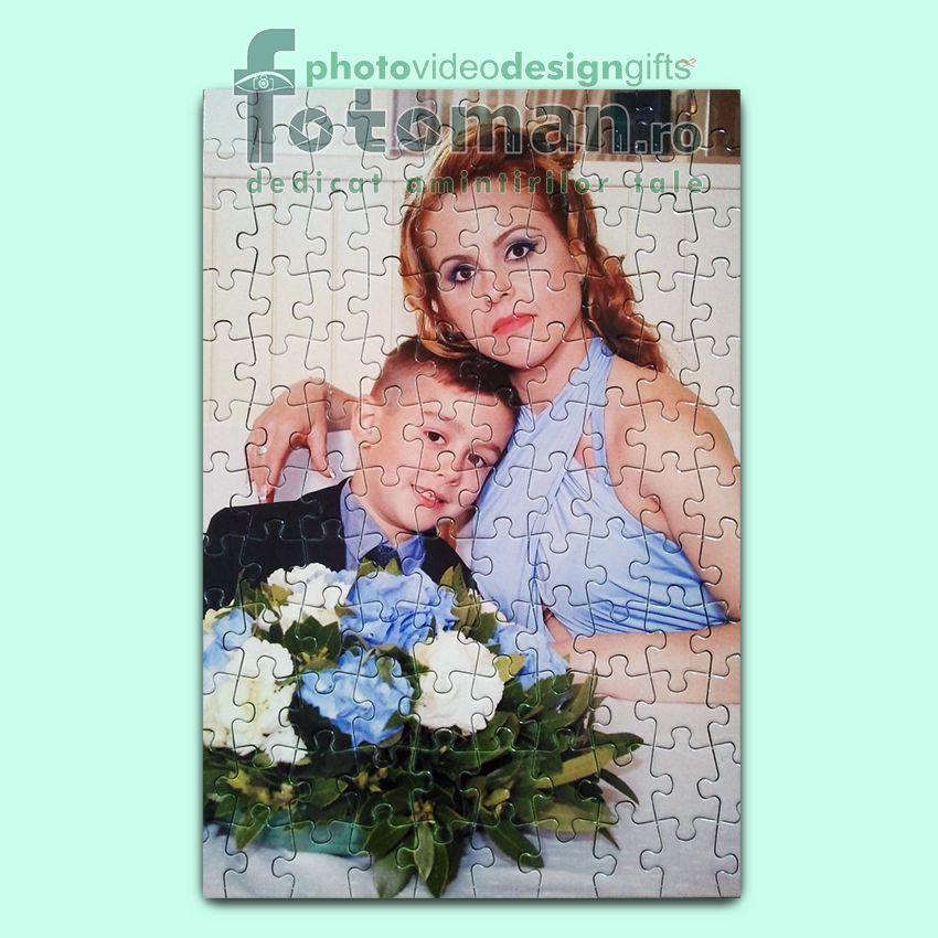 Puzzle personalizat carton-dreptunghi