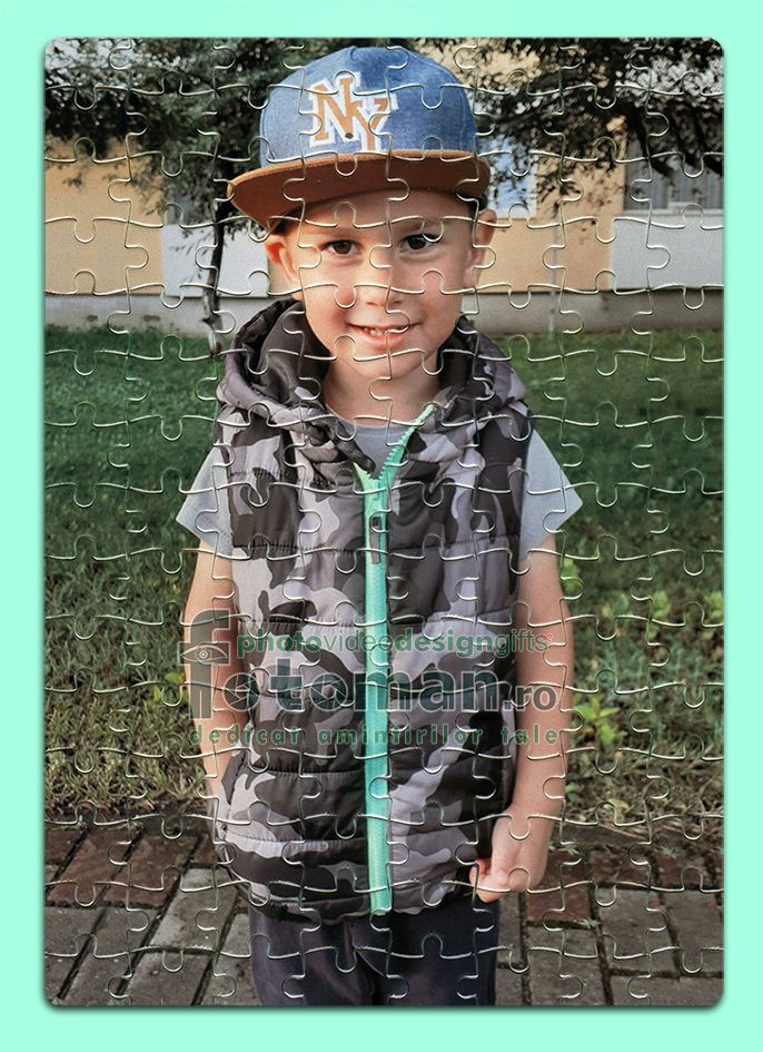 Puzzle personalizat carton-dreptunghi