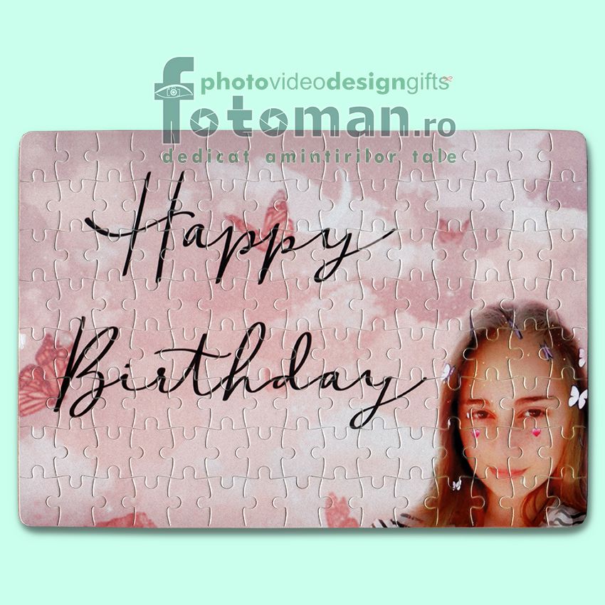 Puzzle personalizat carton-dreptunghi