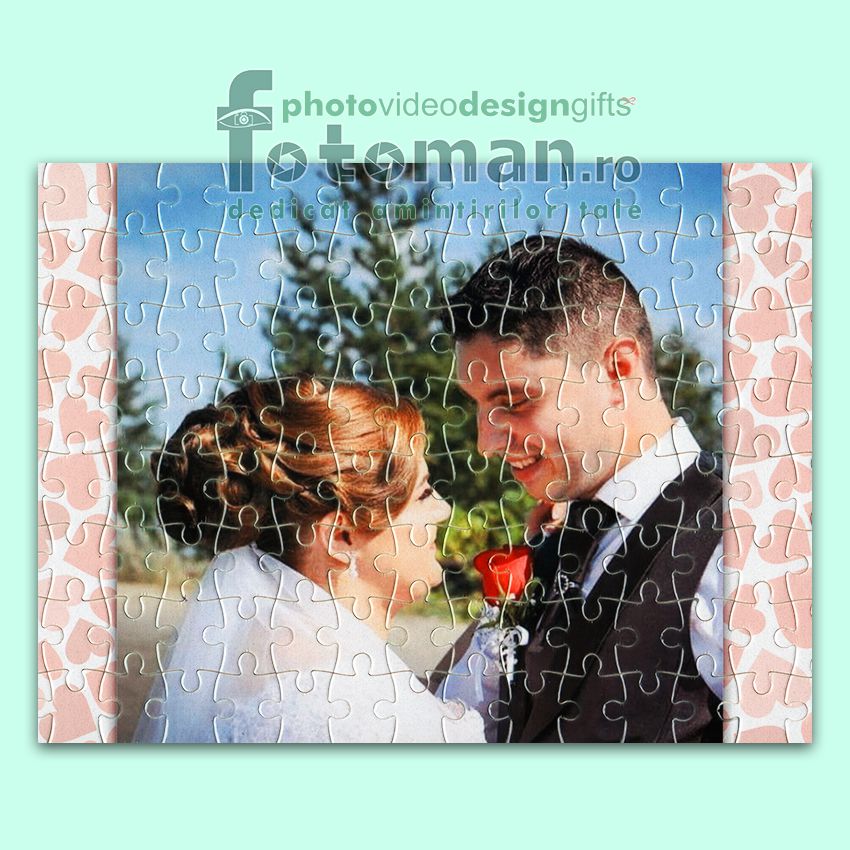 Puzzle personalizat carton-dreptunghi