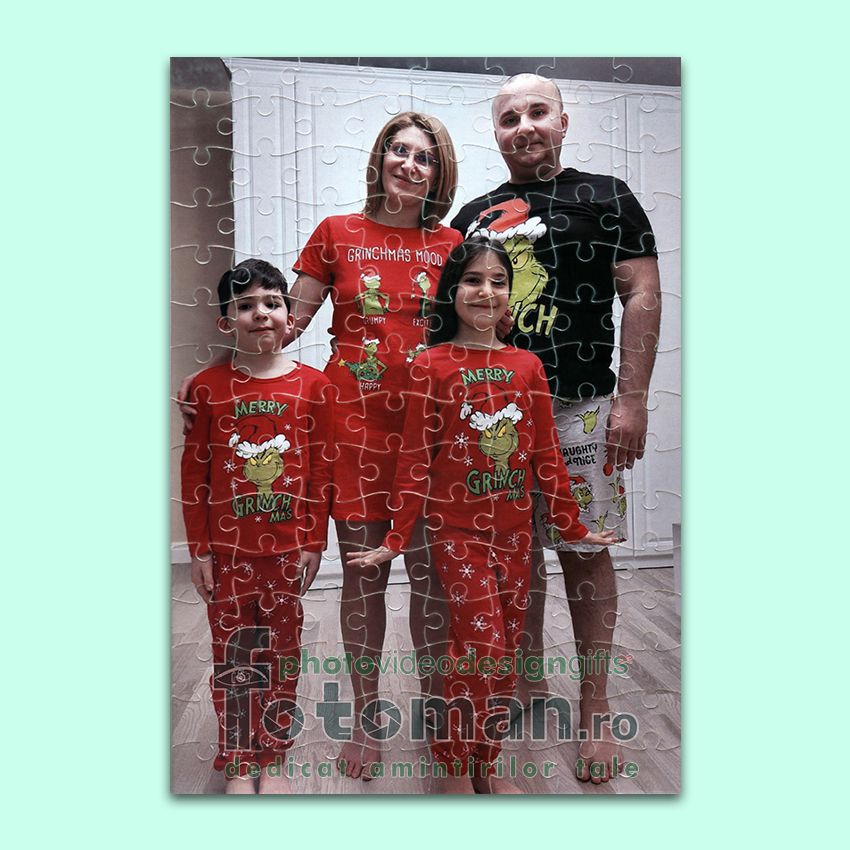 Puzzle personalizat carton-dreptunghi