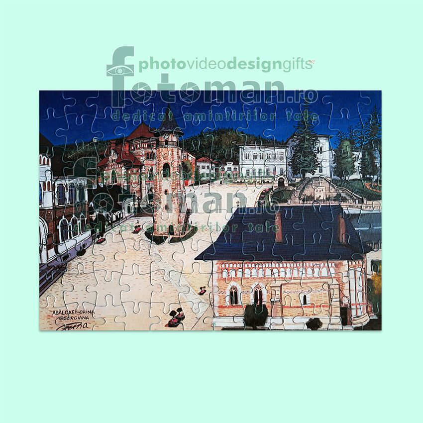 Puzzle personalizat carton-dreptunghi