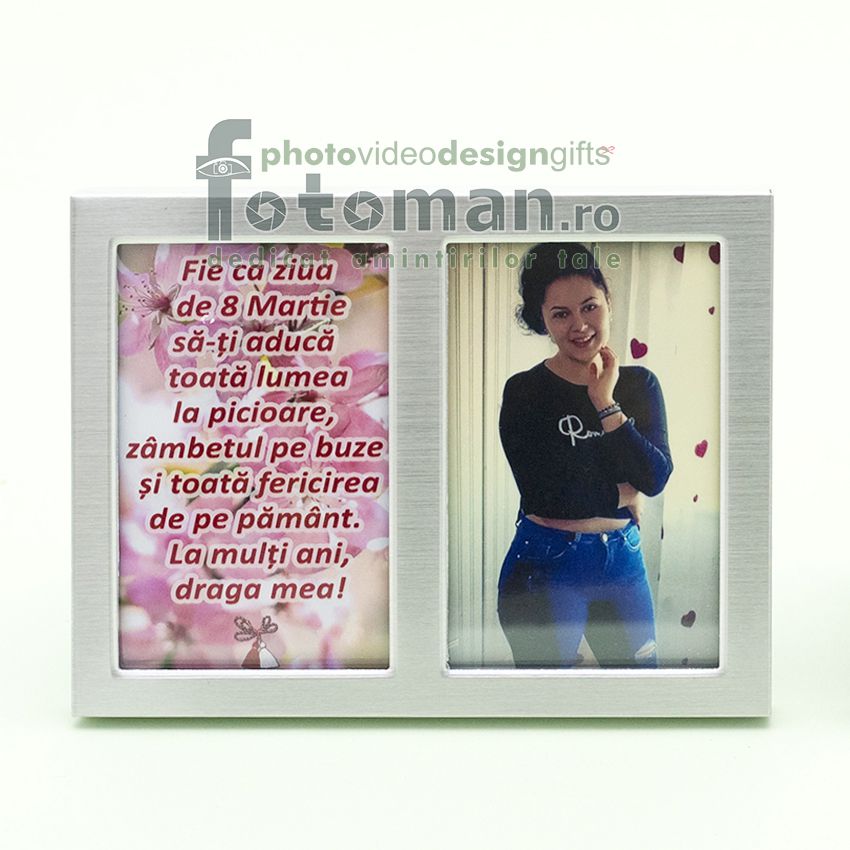 Rama foto dubla mini 