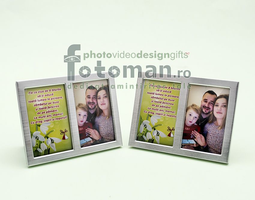 Rama foto dubla mini 
