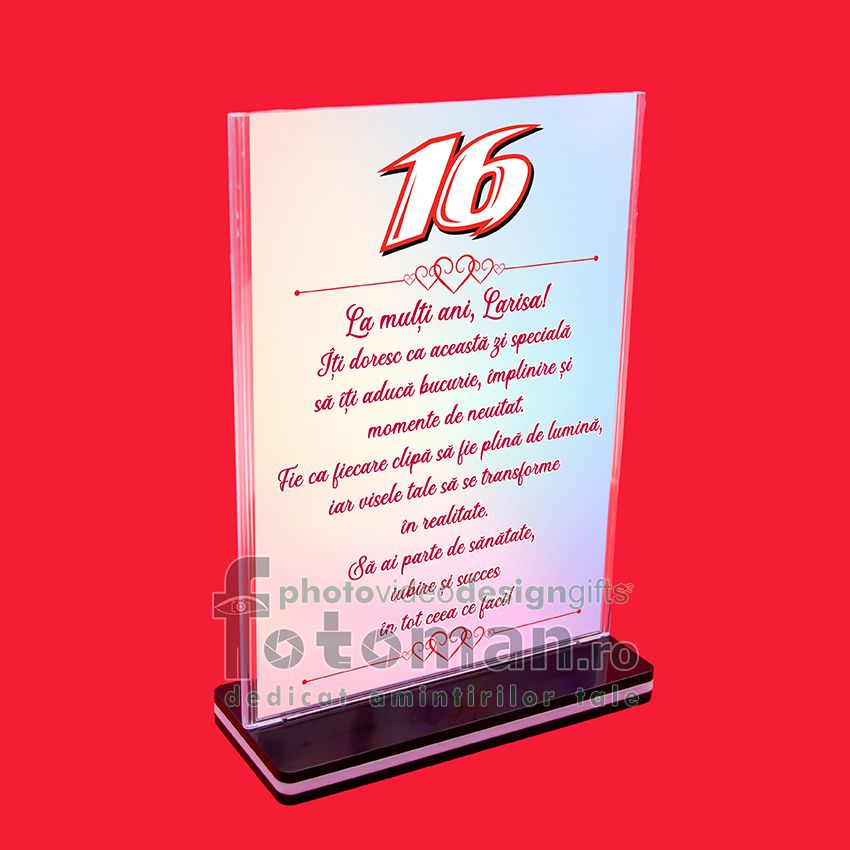 Rama foto dubla plexiglas 