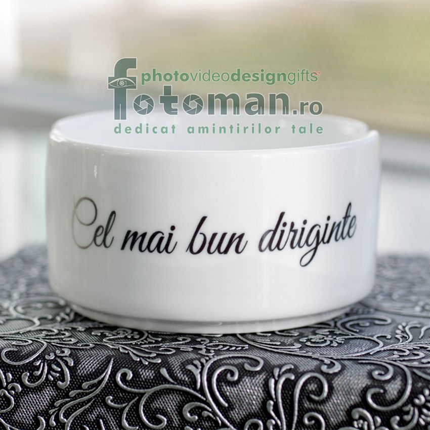 Scrumiera personalizata