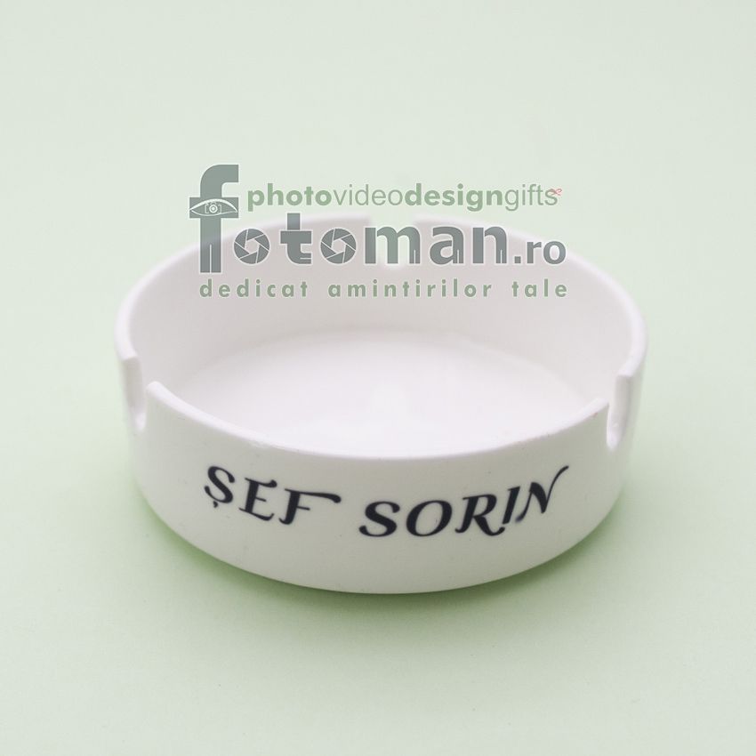 Scrumiera personalizata