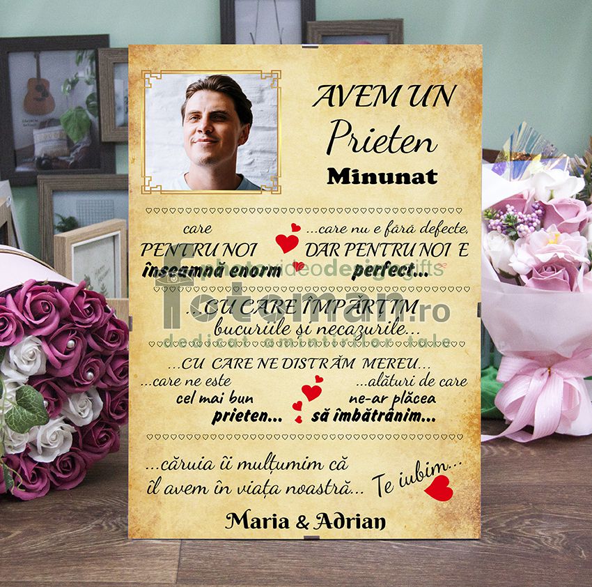 Tablou personalizat Am un prieten minunat