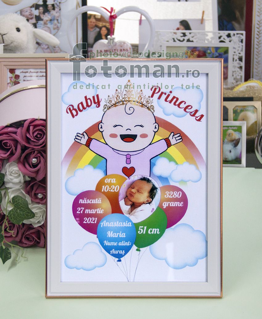 Tablou personalizat Baby Princess