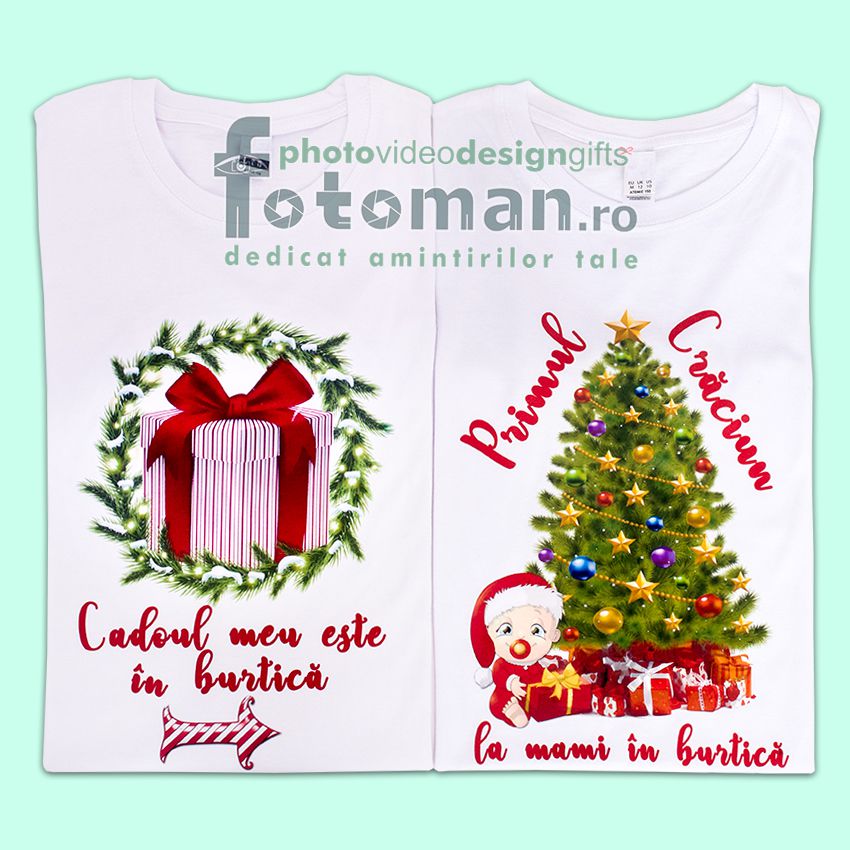 Tricouri personalizate Craciun