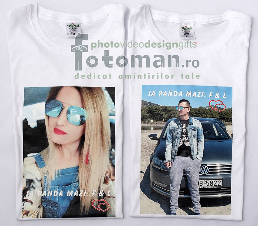 Tricouri personalizate cu text&foto