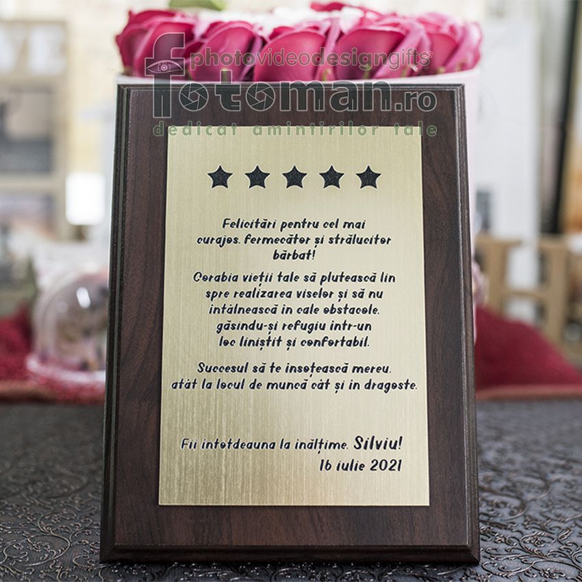 Trofee plachete-perete