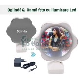 Oglinda magica foto LED -floare