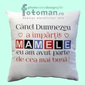 Perna personalizata alba-patrat