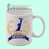 Cana personalizata alba